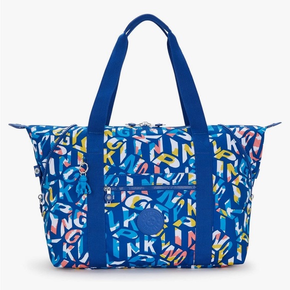 Set - Kipling Logo Medium Art Tote and Abanu Multi Convertible Crossbody Bag - Picture 3 of 11